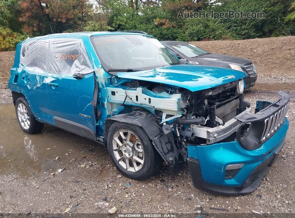 ZACNJCBB7MPN26318 2021 JEEP RENEGADE Teal Սալոնի հետևի տեսք