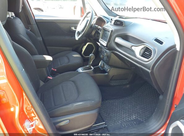 ZACNJDBB1MPM39956 2021 JEEP RENEGADE Оранжевый Вид салона спереди