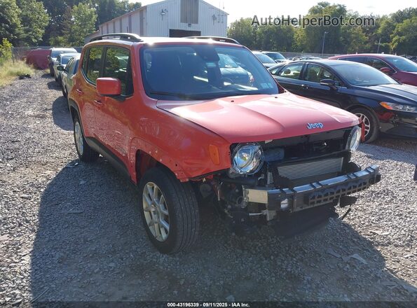 ZACNJDBB1MPM39956 2021 JEEP RENEGADE Оранжевый Вид спереди