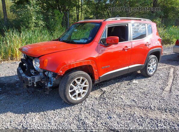 ZACNJDBB1MPM39956 2021 JEEP RENEGADE Оранжевый Передняя левая четверть