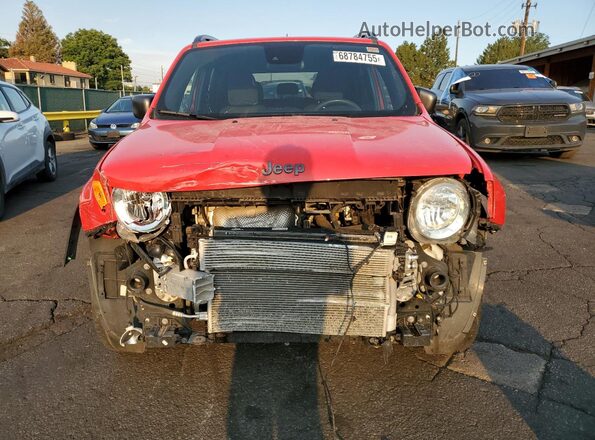 ZACNJDBB3MPM42227 2021 JEEP RENEGADE Красный Вид спереди