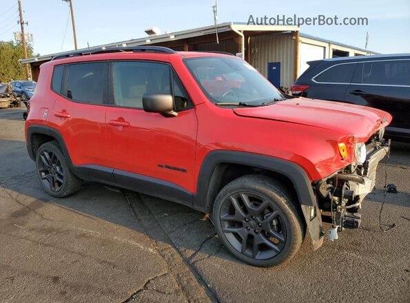 ZACNJDBB3MPM42227 2021 JEEP RENEGADE Красный Передняя правая четверть