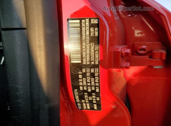 ZACNJDBB3MPM42227 2021 JEEP RENEGADE Красный Вид наклейки с VIN-кодом