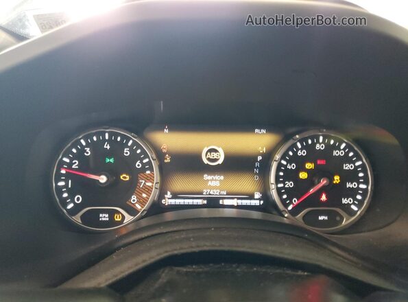 ZACNJDBB6MPM36941 2021 JEEP RENEGADE Blue Widok zestawu wskaźników
