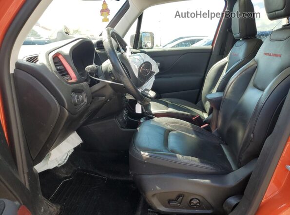 ZACNJDC15MPM92407 2021 JEEP RENEGADE Orange წინა სალონის ხედი