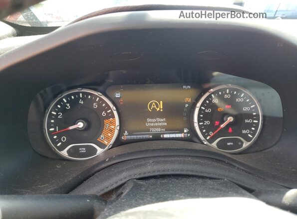 ZACNJDC15MPM92407 2021 JEEP RENEGADE Orange ხელსაწყოთა პანელის ხედი