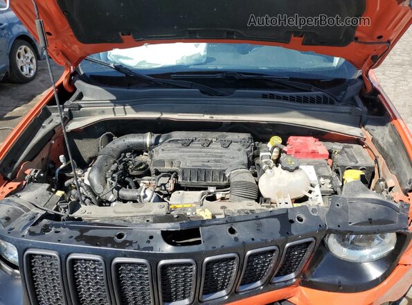 ZACNJDC15MPM92407 2021 JEEP RENEGADE Orange ძრავის განყოფილების ხედი