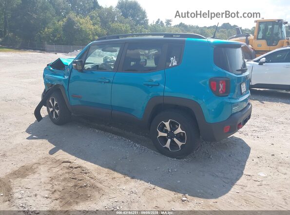 ZACNJDC16NPN80349 2022 JEEP RENEGADE Green უკანა მარცხენა