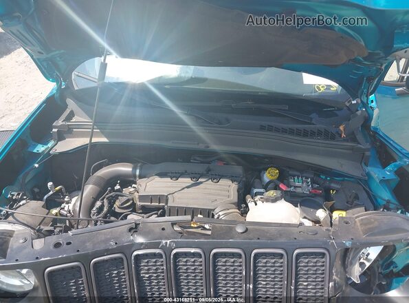 ZACNJDC16NPN80349 2022 JEEP RENEGADE Green უკანა ხედი