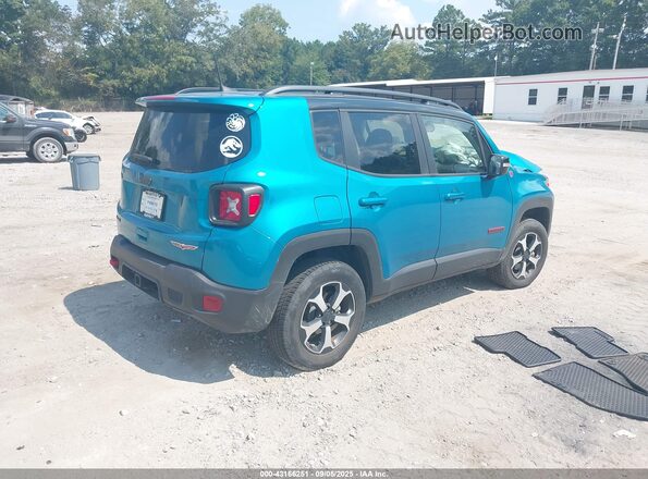 ZACNJDC16NPN80349 2022 JEEP RENEGADE Green უკანა მარჯვენა