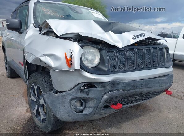 ZACNJDC17MPM95762 2021 JEEP RENEGADE Silver წინა ხედი