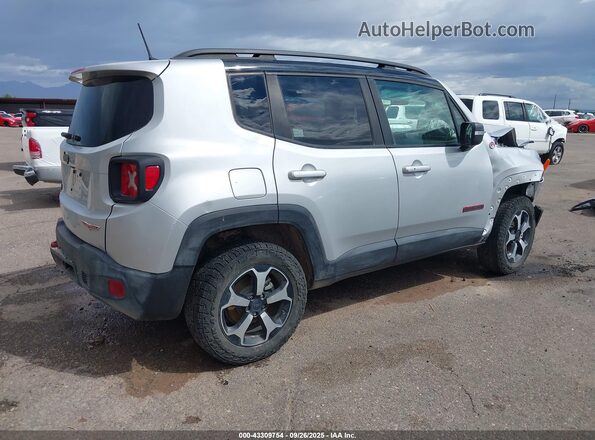 ZACNJDC17MPM95762 2021 JEEP RENEGADE Silver უკანა მარჯვენა