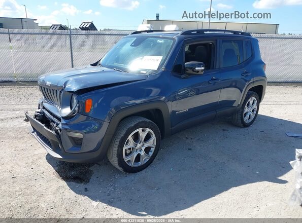ZACNJDD14PPP11571 2023 JEEP RENEGADE Dark Blue Передняя левая четверть