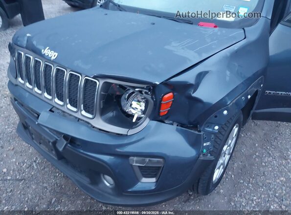 ZACNJDD16MPM43179 2021 JEEP RENEGADE Синий Вид спереди