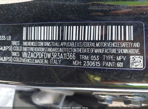 ZACPDFDW3R3A11366 2024 DODGE OTHER Черный Вид подкапотного пространства