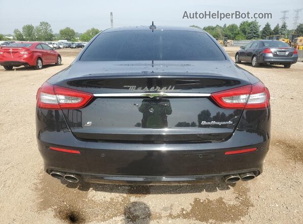ZAM56RPL2H1197568 2017 MASERATI QUATTROPOR Black უკანა ხედი