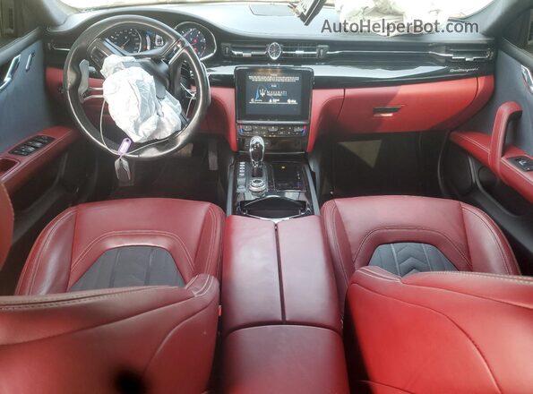 ZAM56RPL2H1197568 2017 MASERATI QUATTROPOR Black წინა პანელის ხედი