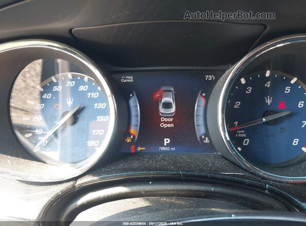 ZAM56RRA3G1174567 2016 MASERATI QUATTROPOR Gray Vista de los asientos traseros