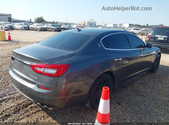 ZAM56RRA3G1174567 2016 MASERATI QUATTROPOR Gray Trasero derecho