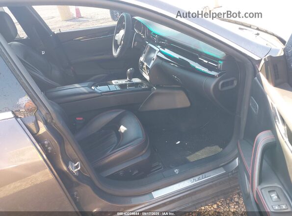 ZAM56RRA3G1174567 2016 MASERATI QUATTROPOR Gray Vista interior delantera