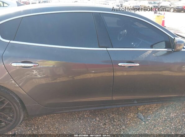ZAM56RRA3G1174567 2016 MASERATI QUATTROPOR Gray Vista interior trasera