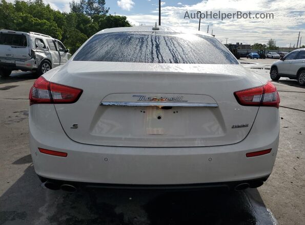ZAM57RSL7H1235932 2017 MASERATI GHIBLI White 