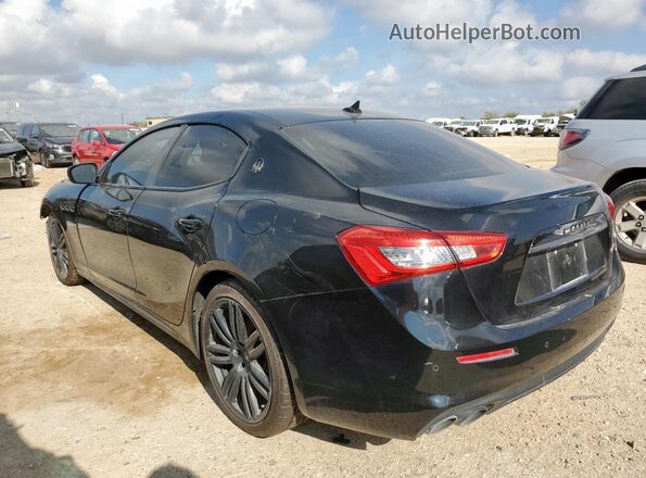 ZAM57XSA5J1304898 2018 MASERATI GHIBLI Black Trasero izquierdo