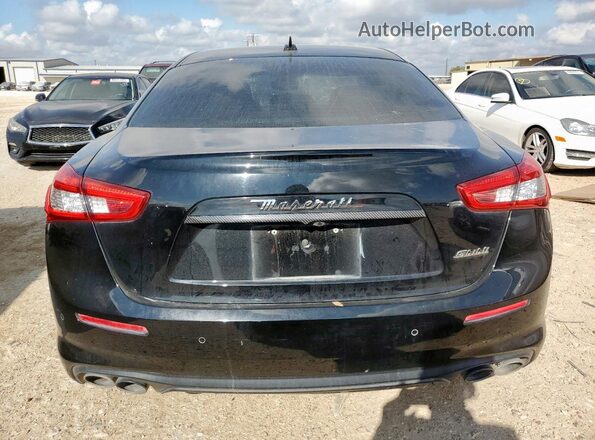 ZAM57XSA5J1304898 2018 MASERATI GHIBLI Black Vista trasera