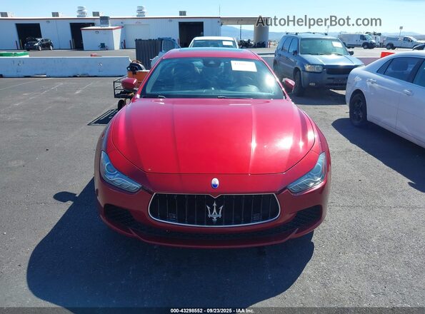 ZAM57XSA6H1215478 2017 MASERATI GHIBLI Красный 
