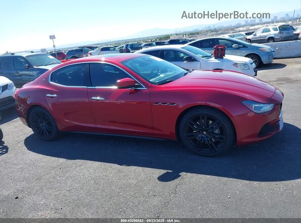 ZAM57XSA6H1215478 2017 MASERATI GHIBLI Красный 