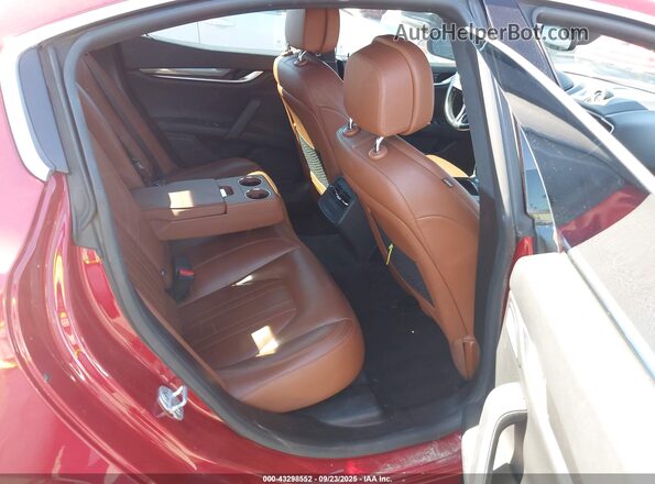 ZAM57XSA6H1215478 2017 MASERATI GHIBLI Красный 