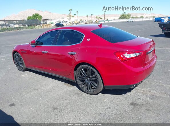 ZAM57XSA6H1215478 2017 MASERATI GHIBLI Красный 