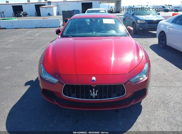 ZAM57XSA6H1215478 2017 MASERATI GHIBLI Красный 