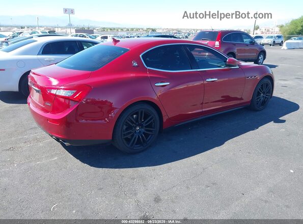 ZAM57XSA6H1215478 2017 MASERATI GHIBLI Красный 