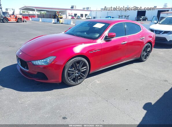 ZAM57XSA6H1215478 2017 MASERATI GHIBLI Красный 