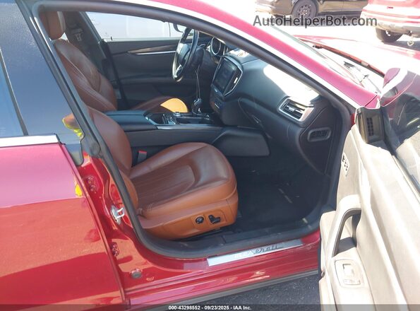 ZAM57XSA6H1215478 2017 MASERATI GHIBLI Красный 