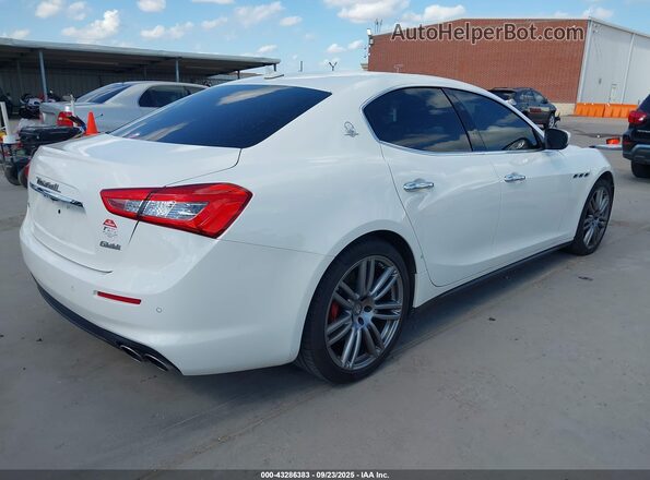 ZAM57YSA3J1296211 2018 MASERATI GHIBLI White Задня права чверть
