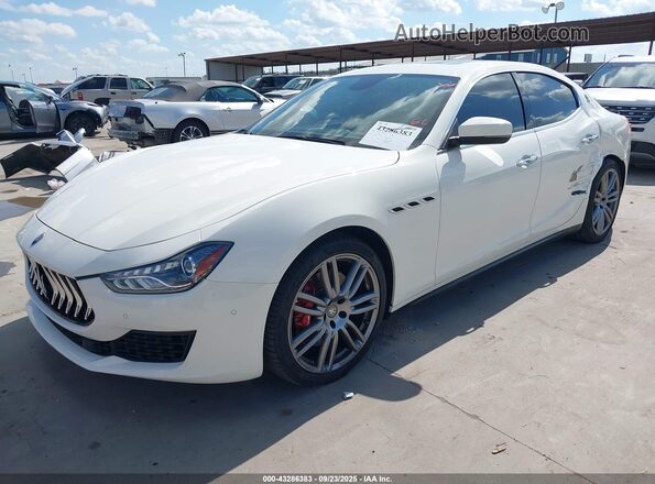 ZAM57YSA3J1296211 2018 MASERATI GHIBLI White Передня ліва чверть