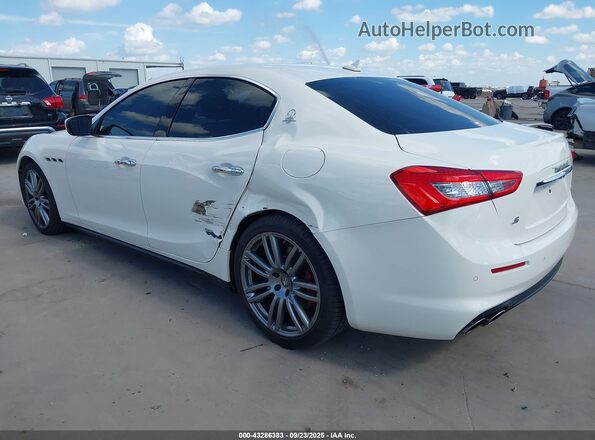 ZAM57YSA3J1296211 2018 MASERATI GHIBLI White Задня ліва чверть