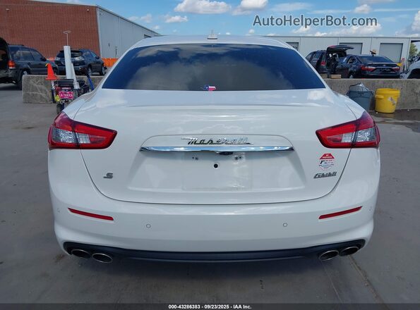 ZAM57YSA3J1296211 2018 MASERATI GHIBLI White 
