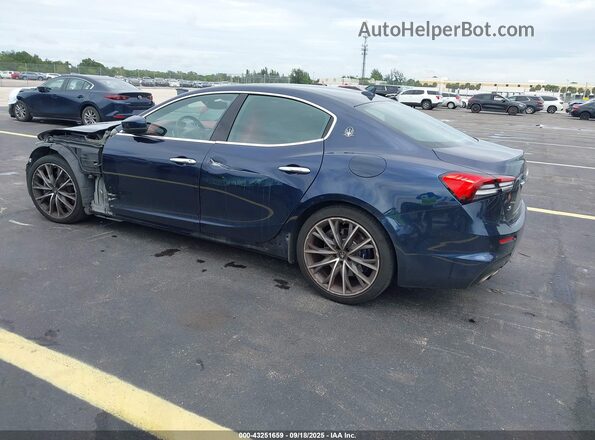 ZAM57YSSXM1365764 2021 MASERATI GHIBLI Blue Задня ліва чверть