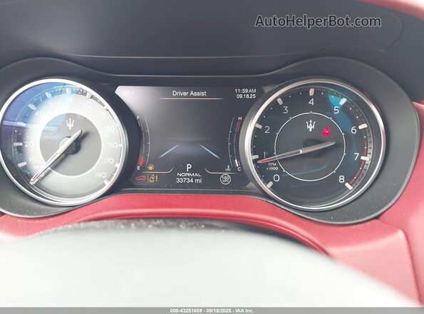 ZAM57YSSXM1365764 2021 MASERATI GHIBLI Blue Вид задніх сидінь