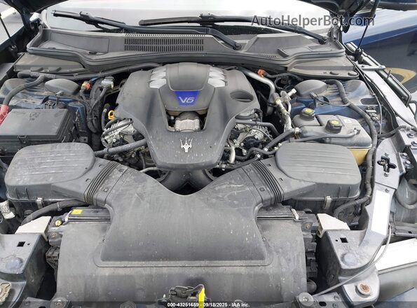 ZAM57YSSXM1365764 2021 MASERATI GHIBLI Blue Вид ззаду