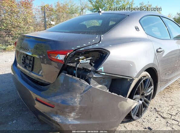ZAM57YTS0K1332378 2019 MASERATI GHIBLI Gray წინა ხედი