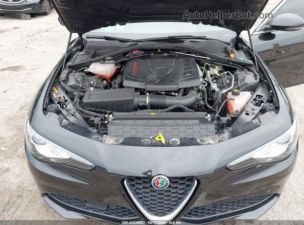 ZARFAMAN0M7648062 2021 ALFA ROMEO GIULIA Black Widok z tyłu