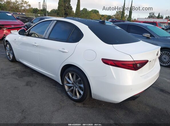 ZARFAMBN7N7663299 2022 ALFA ROMEO GIULIA White Задня ліва чверть