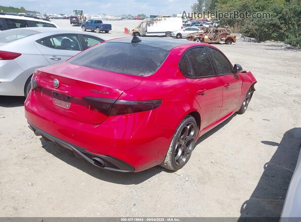 ZARFAMBN9M7640105 2021 ALFA ROMEO GIULIA Red Задня права чверть