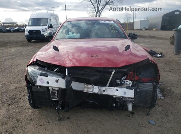ZARFAMEV1N7666646 2022 ALFA ROMEO GIULIA Burgundy 