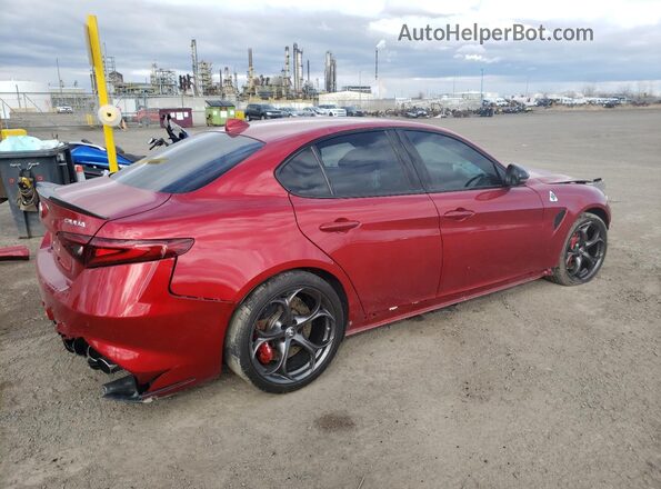 ZARFAMEV1N7666646 2022 ALFA ROMEO GIULIA Burgundy 