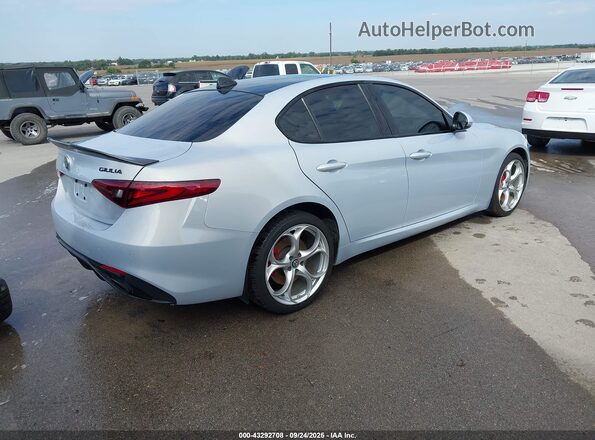 ZARFANBN0M7645487 2021 ALFA ROMEO GIULIA Silver Trasero derecho